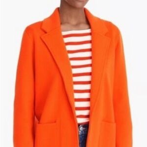 J. Crew Women's Vibrant Orange Blazer